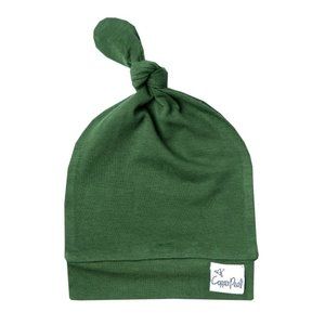 NWT Copper Pearl Infant Top Knot Hat Beanie Green